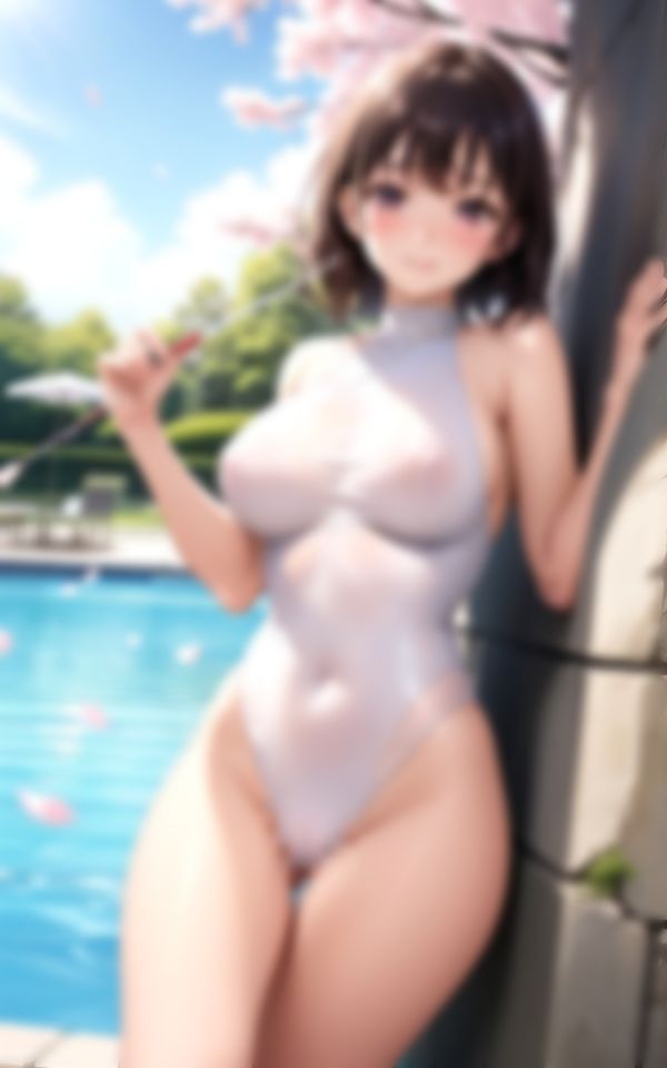 魅惑のスタイルで視線を一人占めする憧れの水泳部の先輩の画像6
