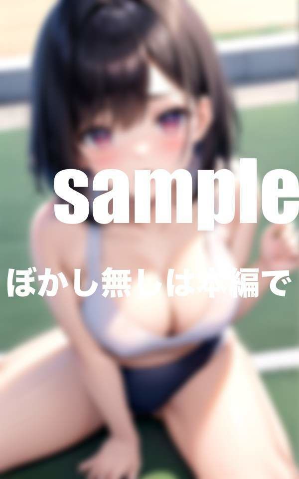 サンプル画像3:爆乳にスポブラはエロすぎる！ スポブラズラして爆乳にドピュッ(プールボムボム) [d_374798]