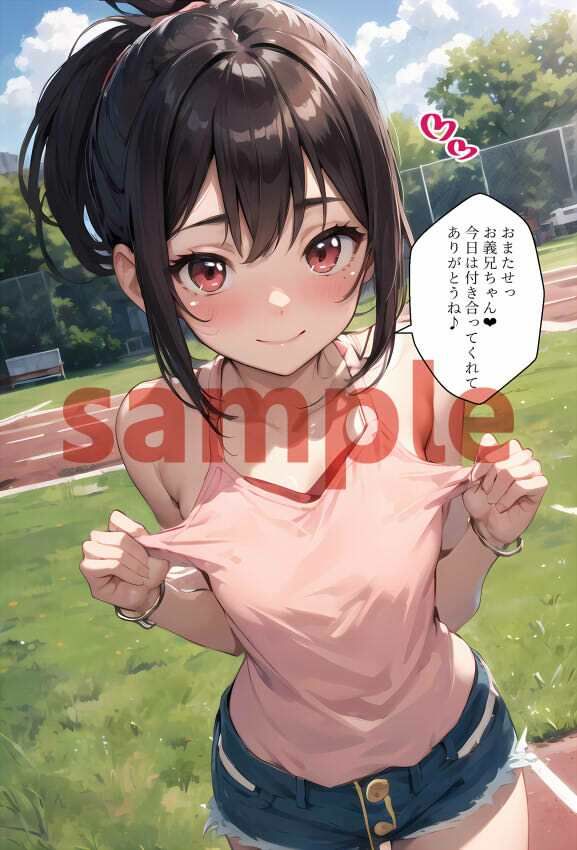 サンプル画像3:義妹との生活 1(sweet waffle) [d_374809]