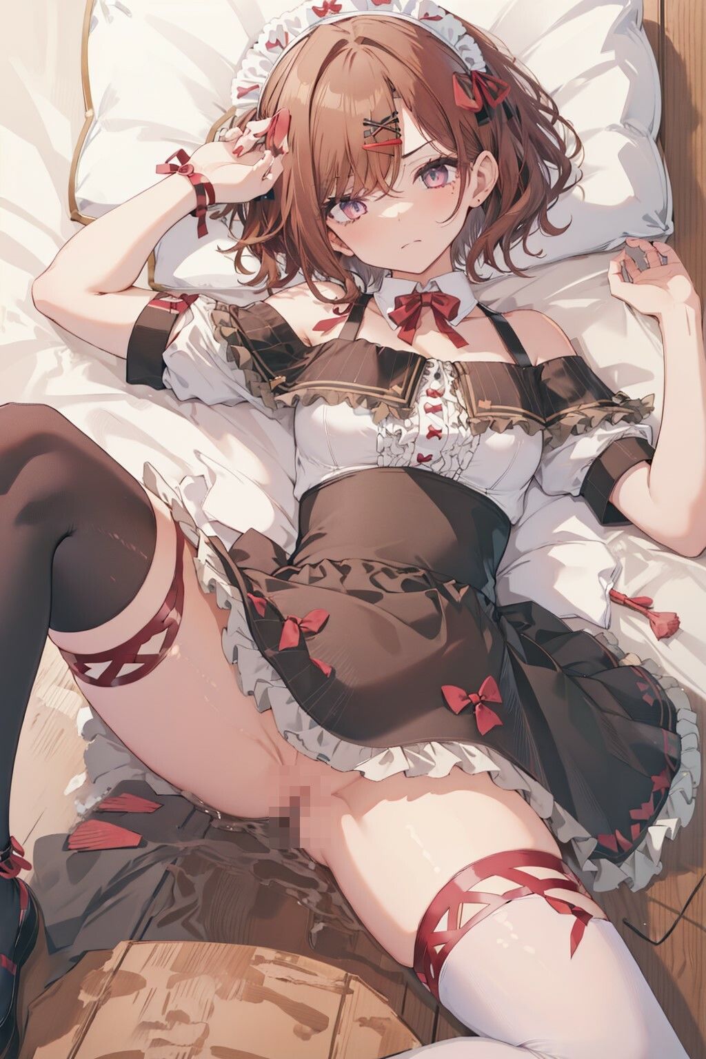 サンプル画像4:「はぁ・・・仕方ないので私が抜きますから」(嫌悪館) [d_374861]