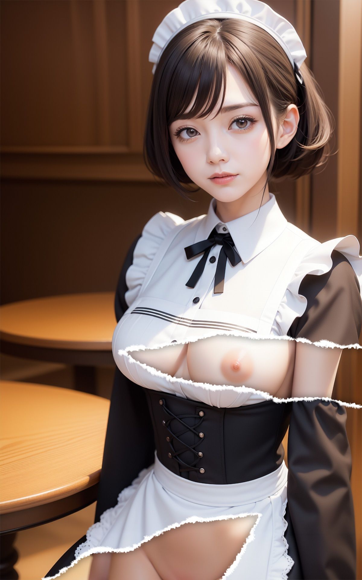 サンプル画像4:妄想撮りおろし！淑女なメイドさん編(6TRAINER) [d_374921]