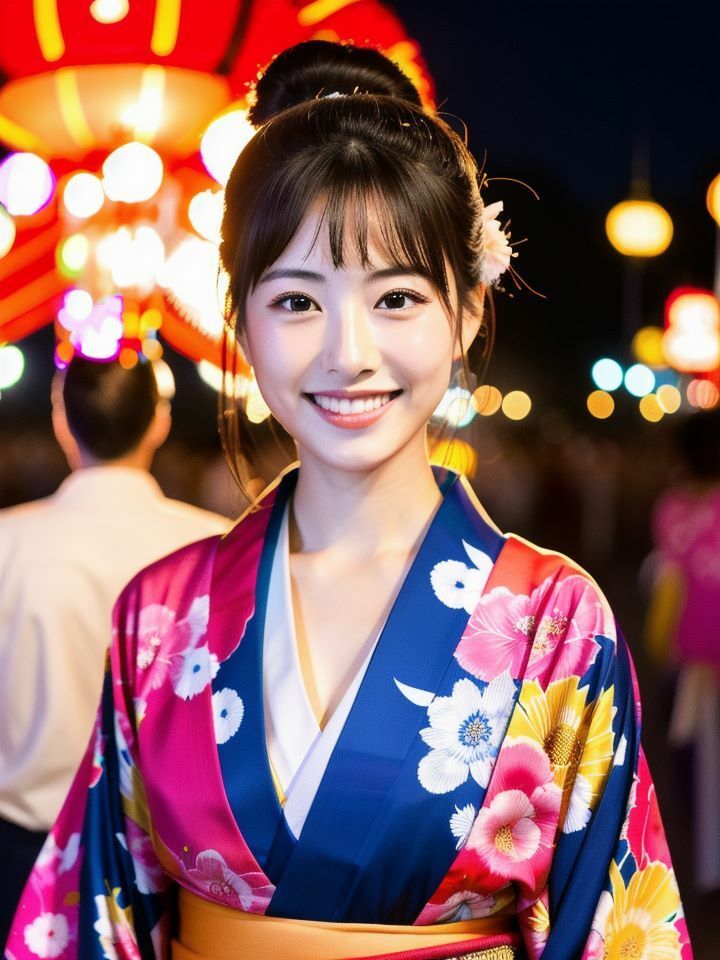 サンプル画像1:浴衣デートの最中におっぱいポロりに大遭遇！！(CX55) [d_375015]