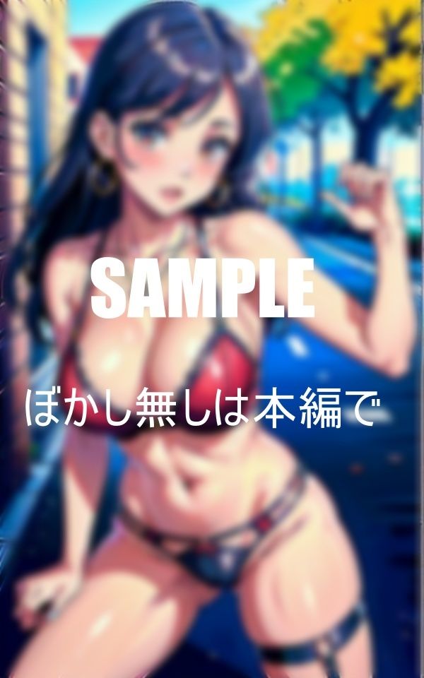 サンプル画像5:ガーターベルトランジェリー熟女痴女たち現る腰を捻りながら街行く男を誘惑濡れ濡れで我慢できないオ○○コ(Yサークル) [d_375054]