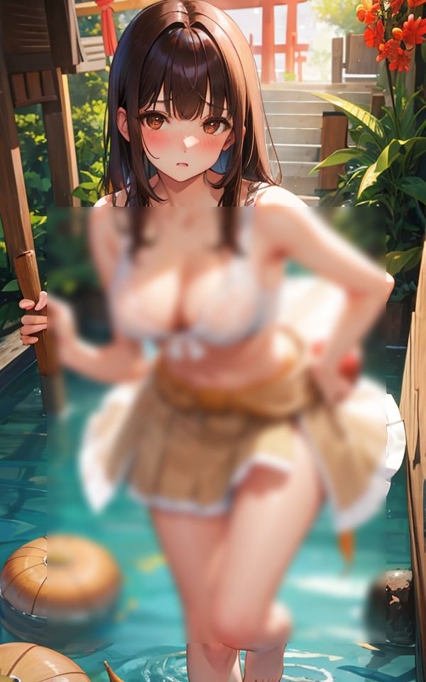 サンプル画像2:ちゃんと谷間できてるかな？(ペロメロン) [d_375121]