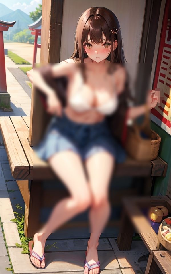 サンプル画像3:ちゃんと谷間できてるかな？(ペロメロン) [d_375121]