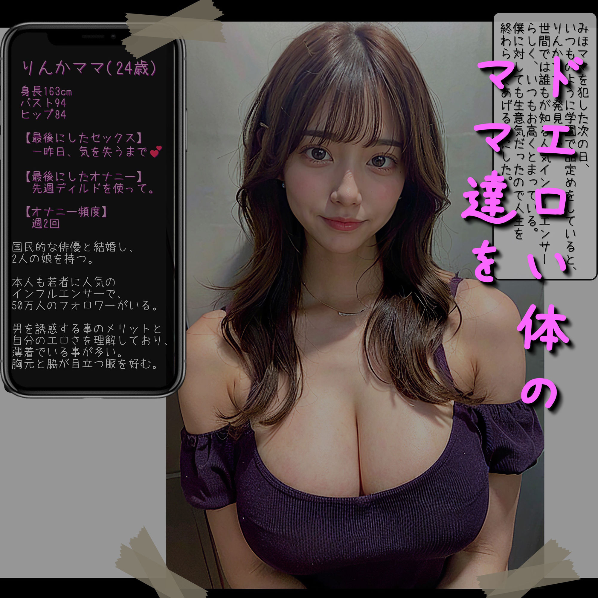 サンプル画像3:ムチムチ爆乳ママ達をアプリで催●完全支配して都合良く使う本(あちみ屋) [d_375134]