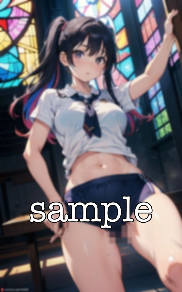 サンプル画像3:体育館で援交スペシャル！JKのブルマ姿を体育館で援交の撮影で使用する・・・(くぱぁの国王) [d_375143]