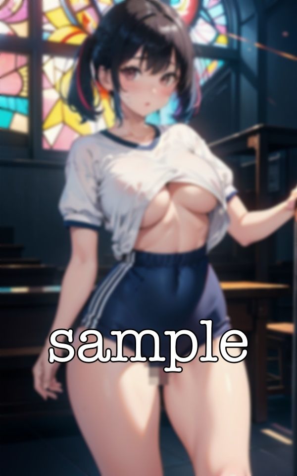 サンプル画像6:体育館で援交スペシャル！JKのブルマ姿を体育館で援交の撮影で使用する・・・(くぱぁの国王) [d_375143]