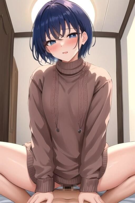 サンプル画像2:ニットのお姉さんとの想い出(忍の庵) [d_375179]