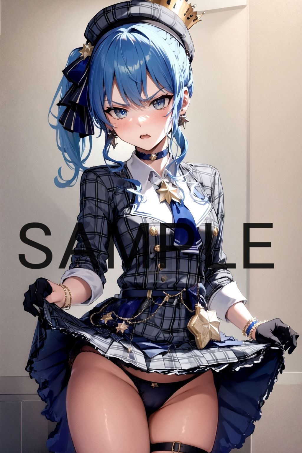 サンプル画像4:不機嫌そうな顔でパンツを見せてもらう【ホロ〇ン】(Rana) [d_375494]