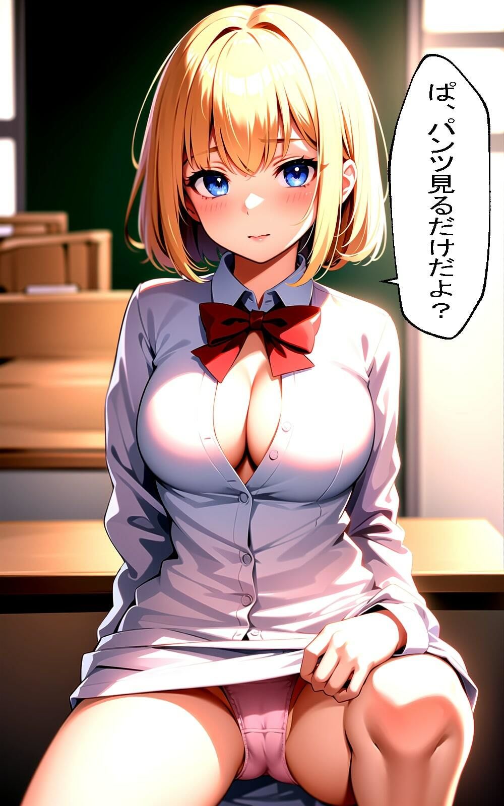 サンプル画像1:3人のJKと教室でエロいことしたっ…！(Kaleidoscope) [d_375552]