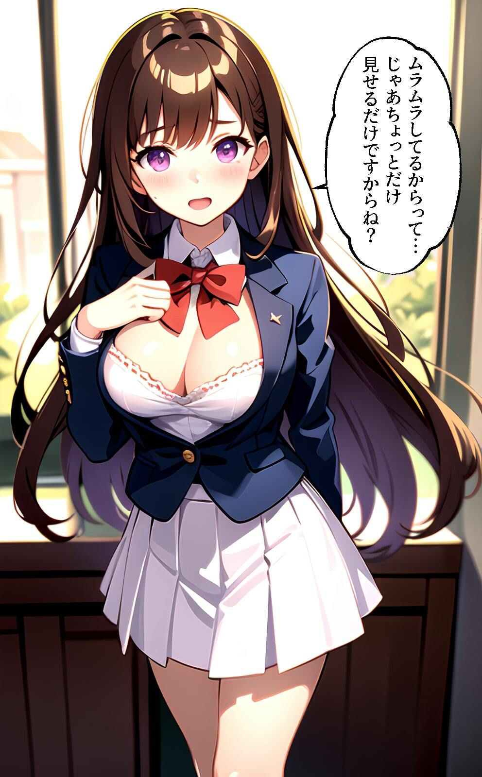 サンプル画像4:3人のJKと教室でエロいことしたっ…！(Kaleidoscope) [d_375552]