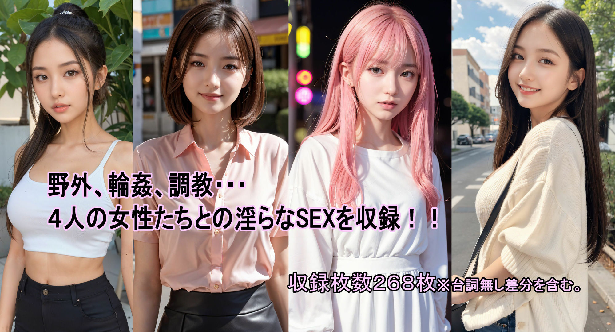 サンプル画像1:エッチ大好き変態美女たちのアブノーマルな性活〜エッチしてくれるなら何でもします〜(projectAIBeS) [d_375572]