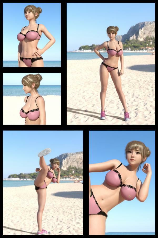 【▲100】『理想の彼女を3DCGで作ります』から生まれた、バーチャルアイドル写真集:Megu_14の画像2
