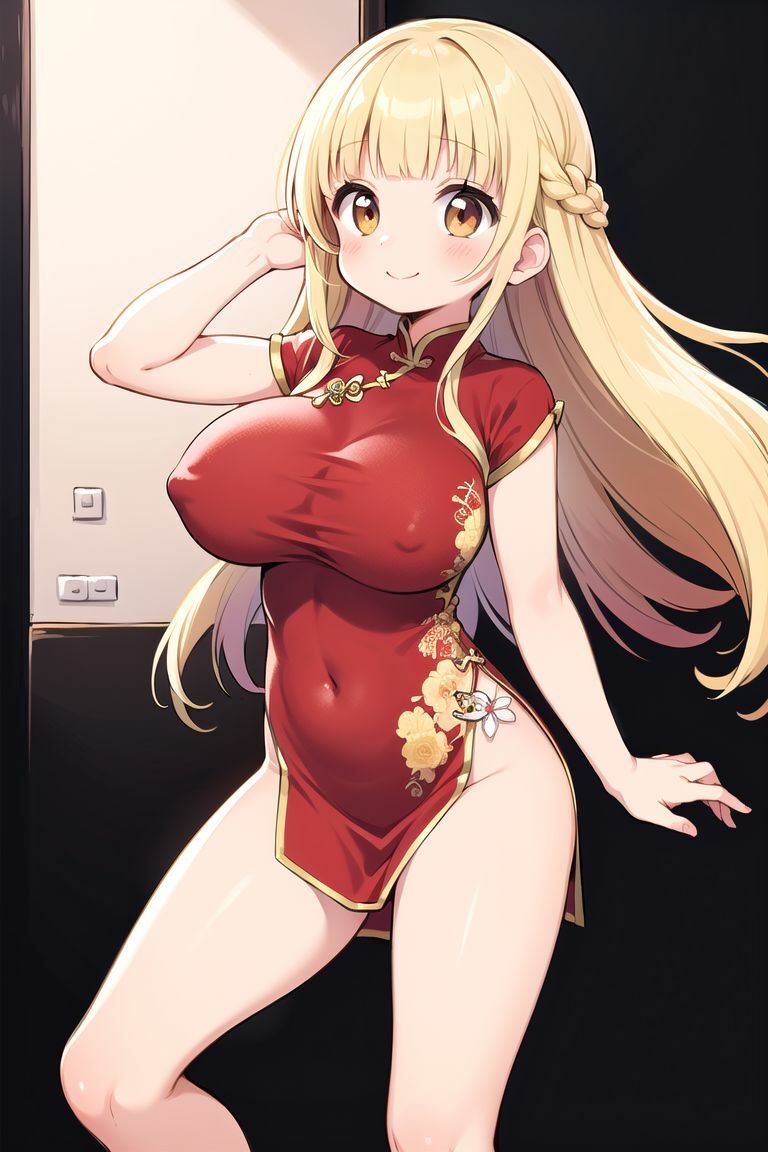 サンプル画像1:ロリ巨乳チャイナ娘のえっちなゆうわく(しみしみ) [d_375668]