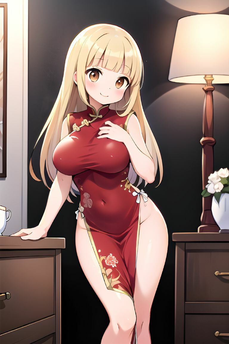 サンプル画像3:ロリ巨乳チャイナ娘のえっちなゆうわく(しみしみ) [d_375668]