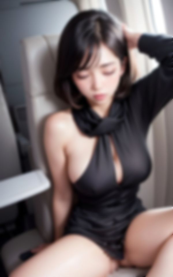 サンプル画像3:睡眠薬で眠った新人CAを脱がして好き放題した写真集(魅せるAI社) [d_375672]