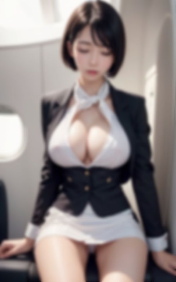 サンプル画像6:睡眠薬で眠った新人CAを脱がして好き放題した写真集(魅せるAI社) [d_375672]