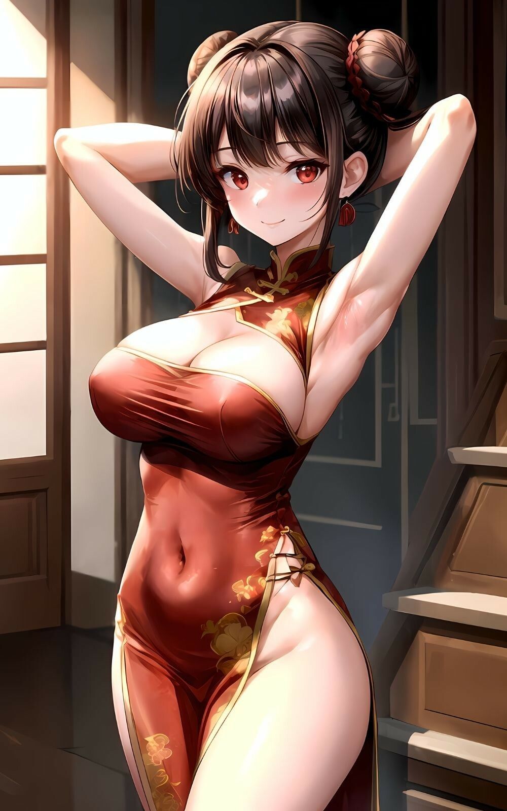 サンプル画像1:チャイナ服の彼女とやりまくり(Aidoll) [d_375699]