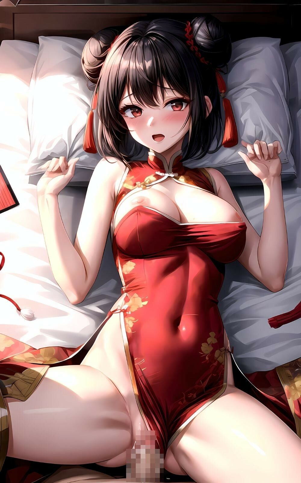 サンプル画像5:チャイナ服の彼女とやりまくり(Aidoll) [d_375699]