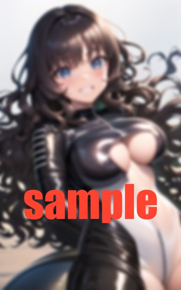 サンプル画像1:むち乳バイク女(楽24) [d_375709]