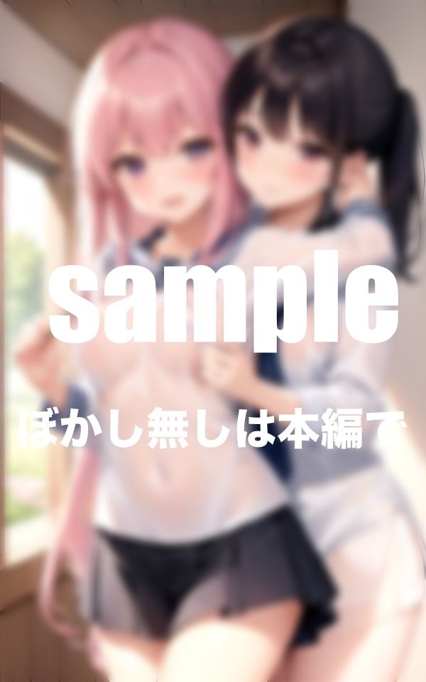 サンプル画像2:女子○の秘め事 発情中の美少女達のすけべな共同生活 止まらないふたなりH(takottoAI) [d_375745]