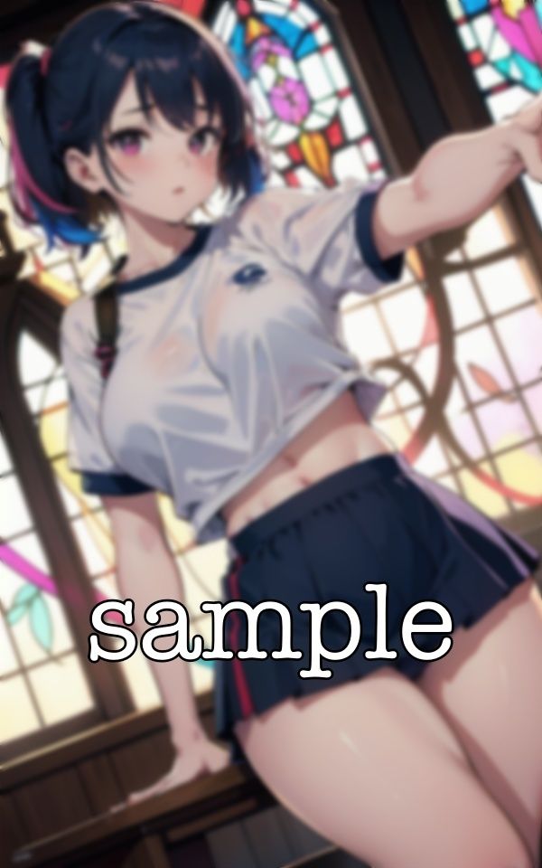 サンプル画像4:禁断の教会セックス！ブルマ姿で禁断のいけないえちえちセックス！(コントラスト企画) [d_375941]