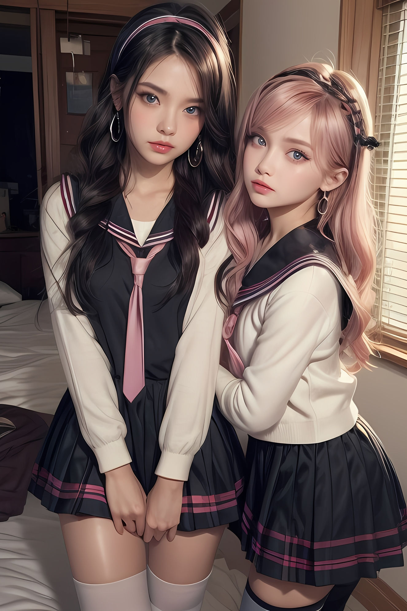 サンプル画像3:妄想実現ケイカク Vol.1 生意気JKを素っ裸にできる本(Yuri – AI Creator) [d_375942]