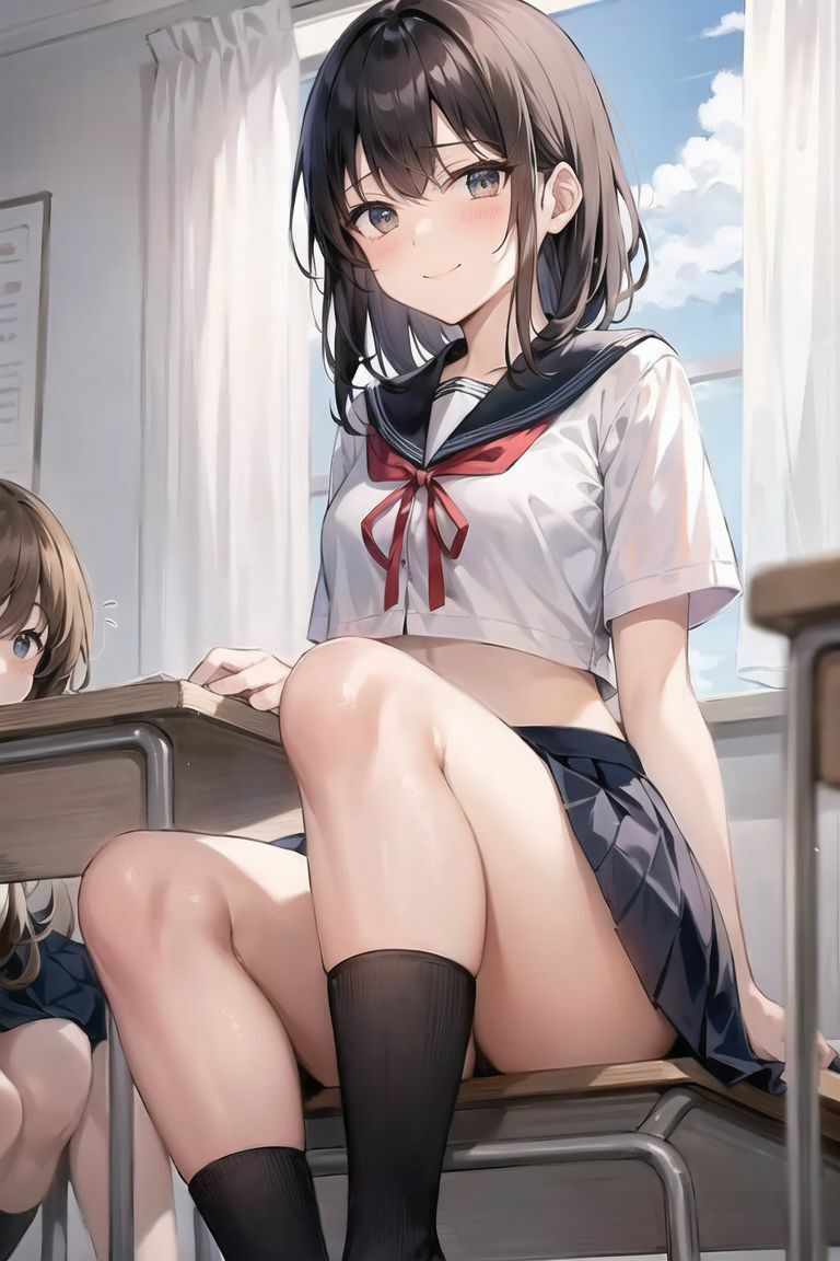 サンプル画像2:日直のしごとは男子のオカズ(発射2秒前) [d_375985]