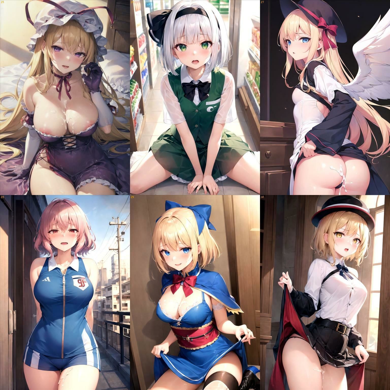 サンプル画像5:ノーモザイク！東方妖々夢キャラの誘惑(NOTモザイク製作所) [d_376033]