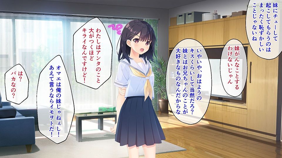 サンプル画像1:ガマンができない童貞アニキとスナオになれない反抗妹 1巻 〜こじらせ兄妹のフナカな日常〜(どろっぷす！) [d_376042]