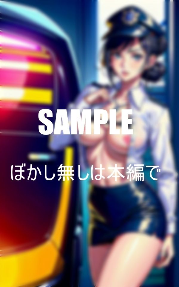 サンプル画像1:淫乱過ぎる女性警察官たちパトカー の中でも欲求不満大爆発濡れ濡れのオ○○コ(AI美女LABO.6) [d_376063]