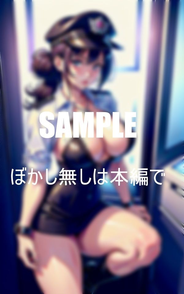 サンプル画像4:淫乱過ぎる女性警察官たちパトカー の中でも欲求不満大爆発濡れ濡れのオ○○コ(AI美女LABO.6) [d_376063]