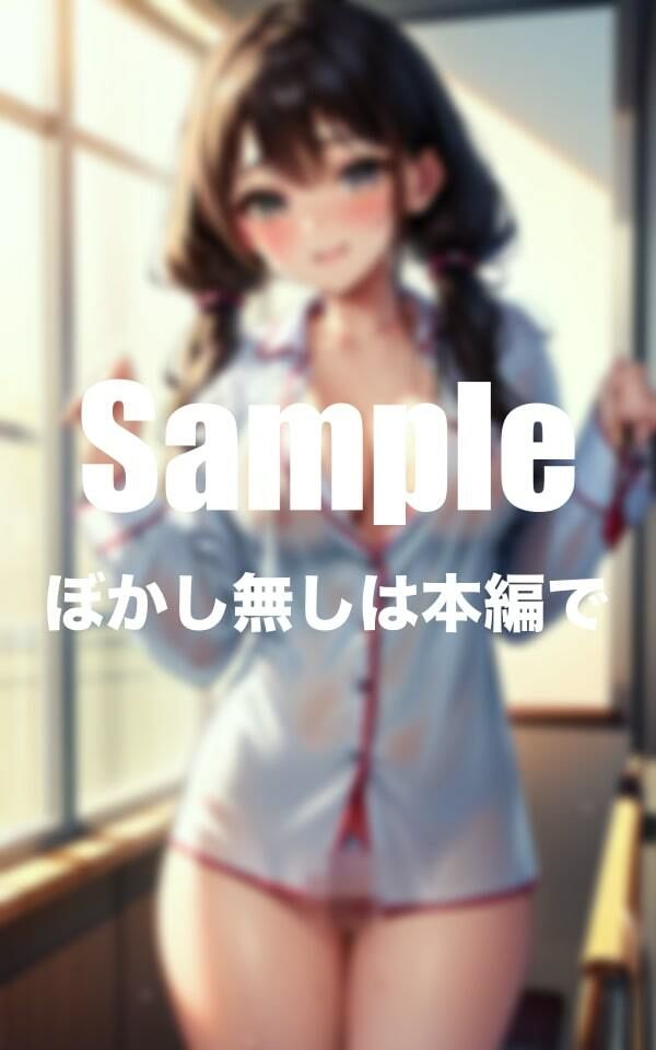 サンプル画像2:遅刻してパジャマ姿で来た件について(AIエロ大臣) [d_376111]