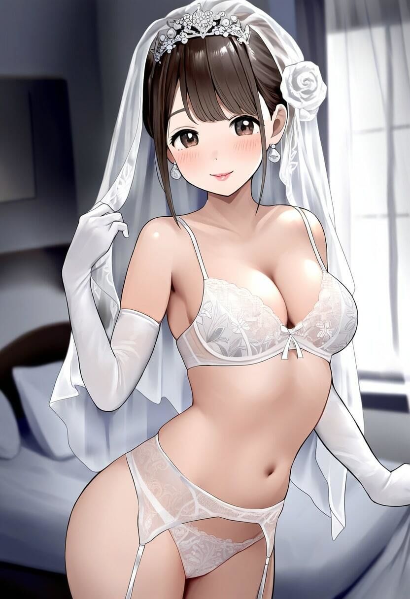 サンプル画像4:エロいウェディング下着・巨乳妻の純白パンツ＜500枚＞(まんぬう) [d_376114]