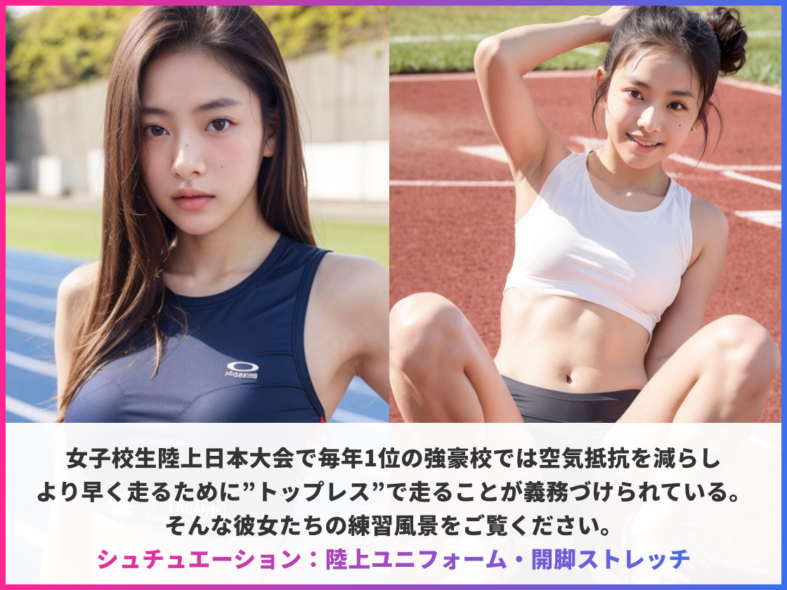 サンプル画像4:おっぱい揺らしながら走る陸上部女子を激写しました。(美女紹介所) [d_376119]