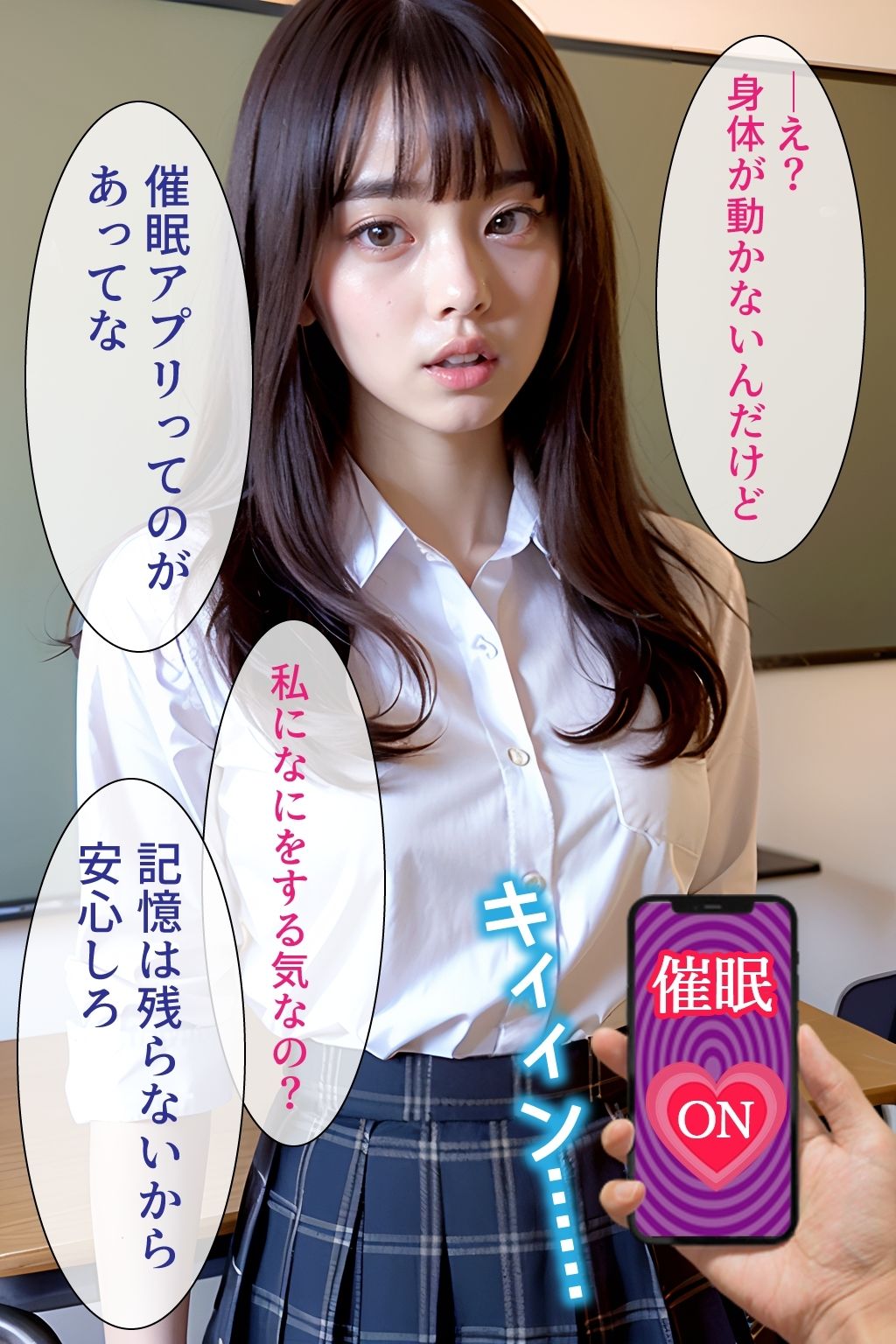 サンプル画像6:【R18厳選版ベスト50】催●アプリで調教無双2:幼馴染編(官能マンガ（Mスタジオ）) [d_376168]