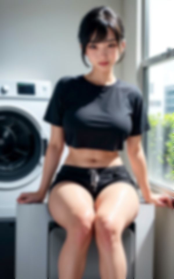 サンプル画像4:美人インストラクターが個室のコインランドリーでエチエチ色仕掛け(魅せるえいあいLABO) [d_376258]