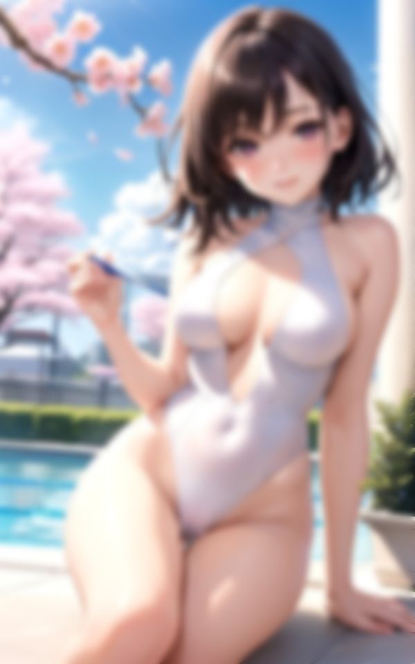 サンプル画像6:魅惑の身体で誘惑してくる淫乱水泳部の先輩ちゃん(AIエンジェル) [d_376274]