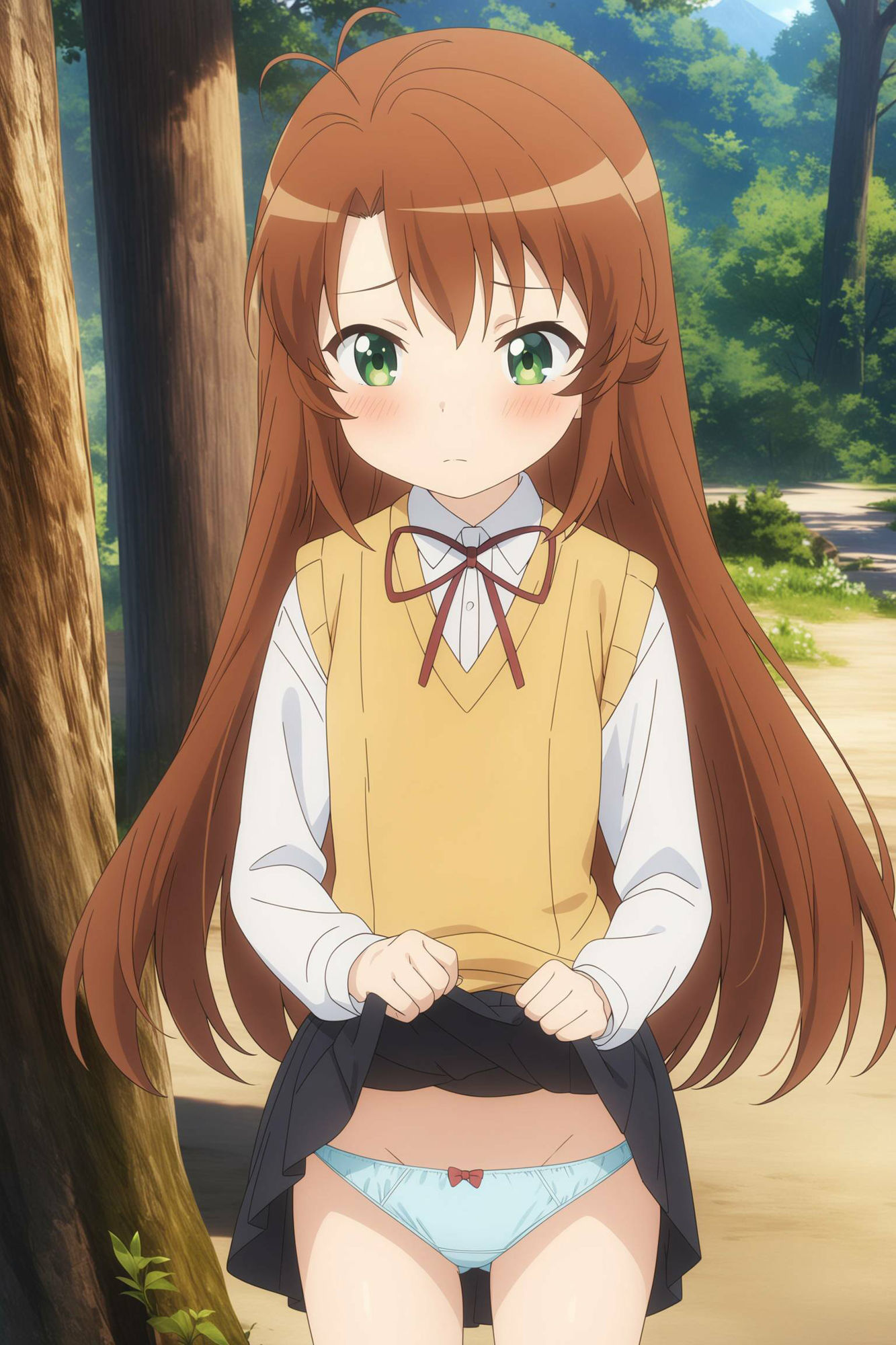 サンプル画像4:こまちゃん大人な階段をのぼる(モンターニャベロニカ) [d_376291]