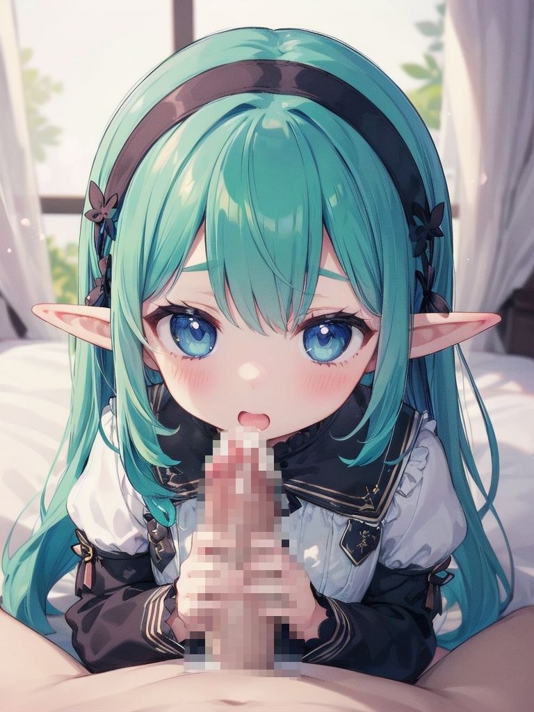 サンプル画像1:エルフの女の子とえっち(もちもち生産所) [d_376310]