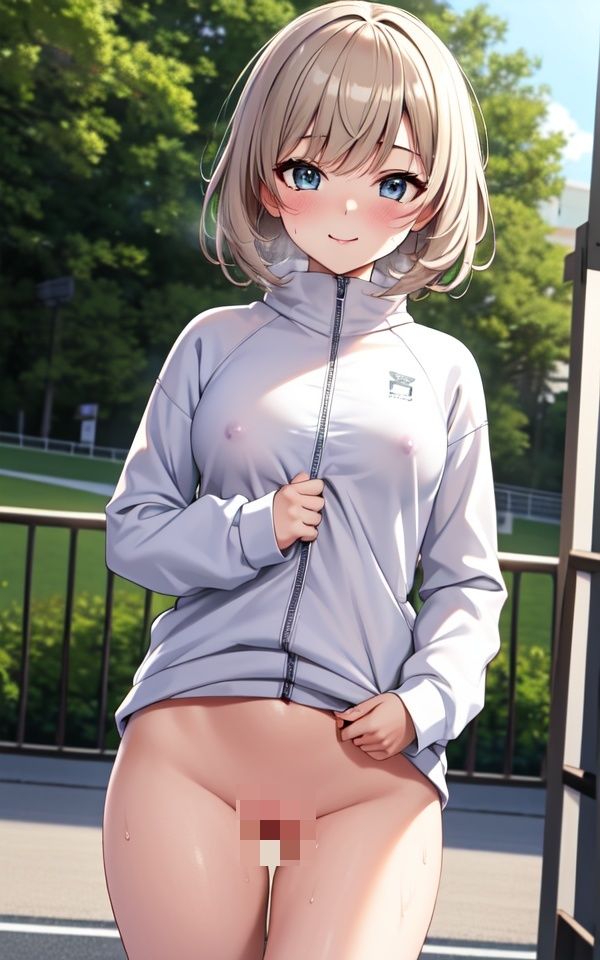 サンプル画像3:朝練美女の濡れ濡れランニング(Hタイム) [d_376350]