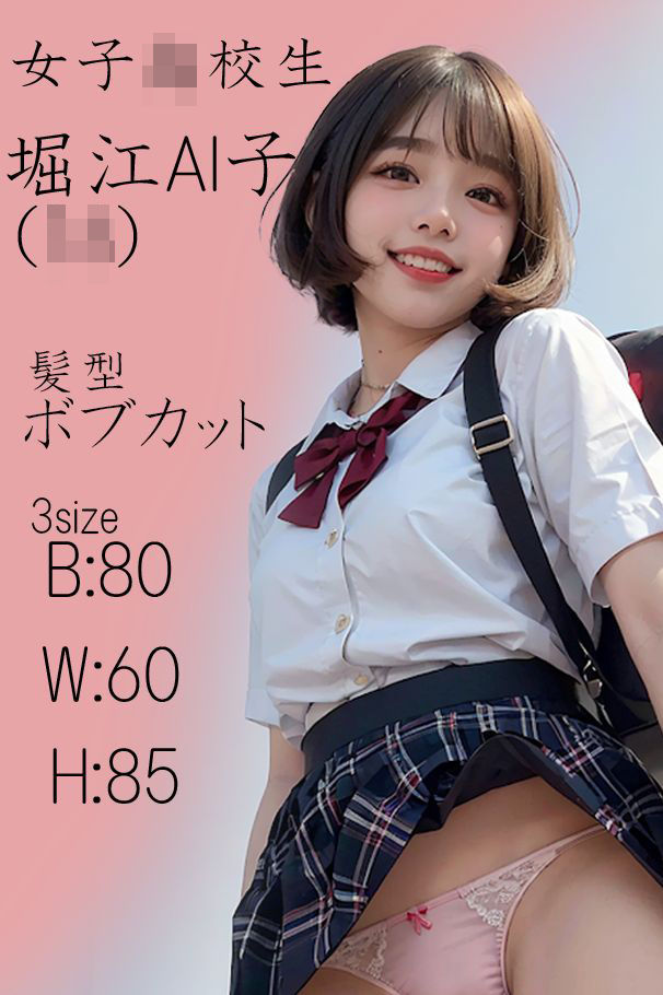 サンプル画像1:青姦JK 【No.01】 遊園地デート編(AIパール) [d_376381]