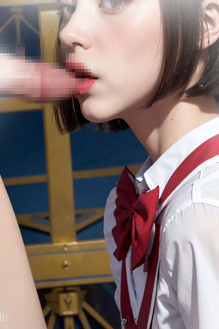 サンプル画像4:青姦JK 【No.01】 遊園地デート編(AIパール) [d_376381]