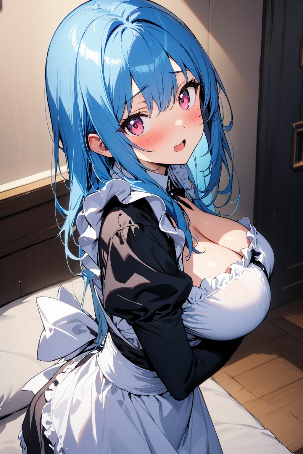 サンプル画像1:姉妹で俺に仕えるメイドが可愛すぎるvol.1 姉編(肉欲の園) [d_376390]