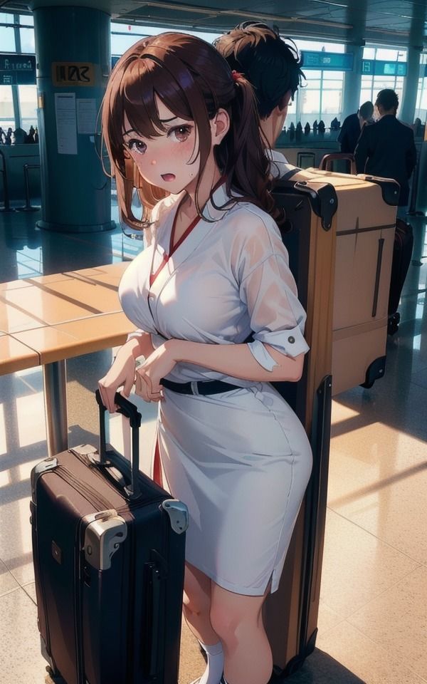 サンプル画像2:空港で美少女が誘惑〜大胆な露出で誘われて〜「したくなっちゃった…ダメ？」(真夜中の戦士) [d_376410]