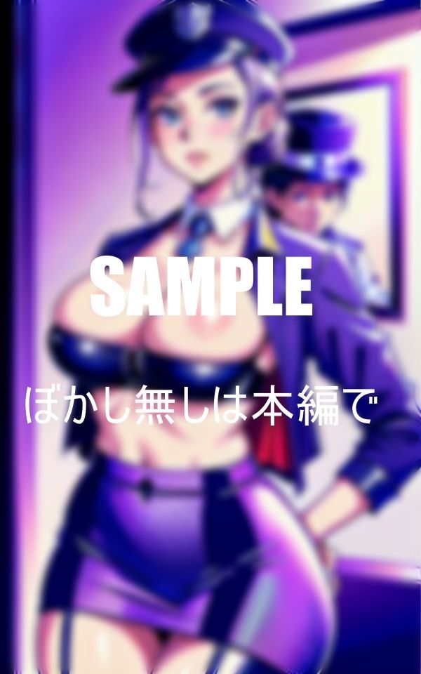 サンプル画像3:若い男が大好物熟女ミニスカポ〇スたちチェリーボーイを狙ってパトカーで若い男たちを物色溢れ出す淫靡な色気の秘部(Uサークル) [d_376428]