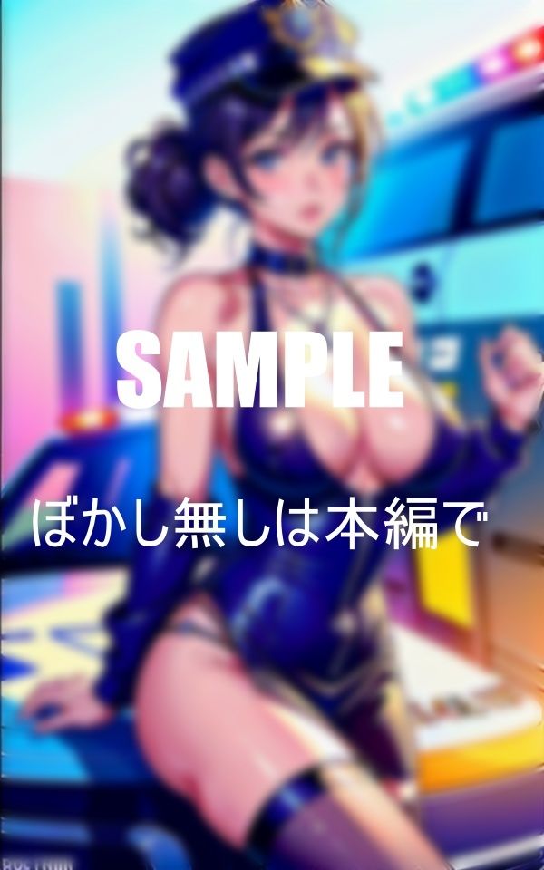 サンプル画像4:若い男が大好物熟女ミニスカポ〇スたちチェリーボーイを狙ってパトカーで若い男たちを物色溢れ出す淫靡な色気の秘部(Uサークル) [d_376428]