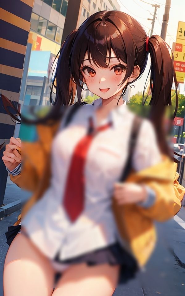 サンプル画像1:大胆な新生活 〜開放的になっちゃダメ？〜(AI美女工房) [d_376493]