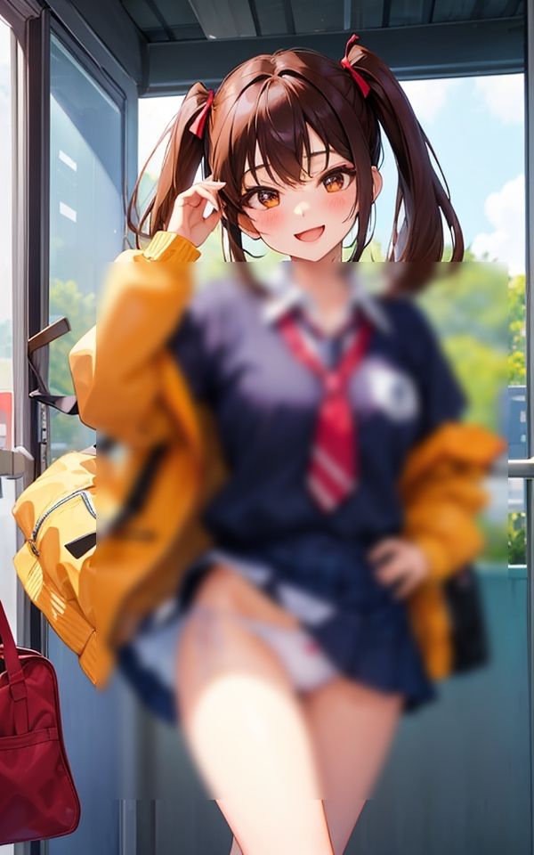 サンプル画像2:大胆な新生活 〜開放的になっちゃダメ？〜(AI美女工房) [d_376493]